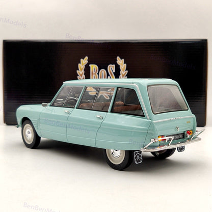 BOS 1/18 Citroen Ami 6 Break 1967 BOS390 Blue Limited Edition Collection Models