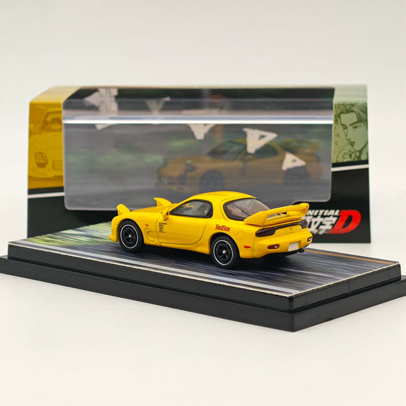 Hobby Japan 1/64 Mazda RX-7 (FD3S) RedSuns Initial D Open Headlights HJ643007BDY Diecast Model Collection