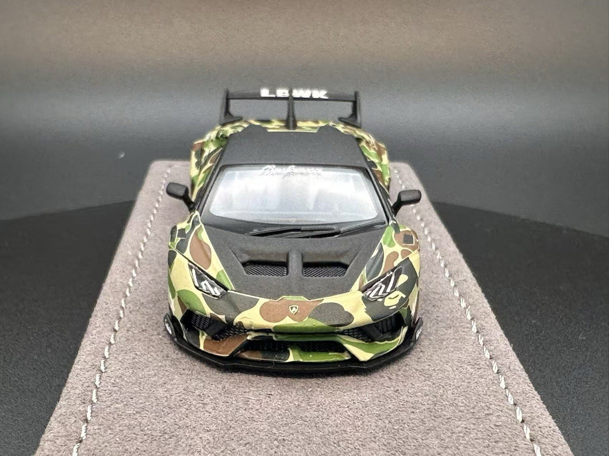 DAP 1:64 Lamborghini Supercar Voiture de course Livrée Roues portantes Modèle de voiture moulé sous pression Jouets Cadeau
