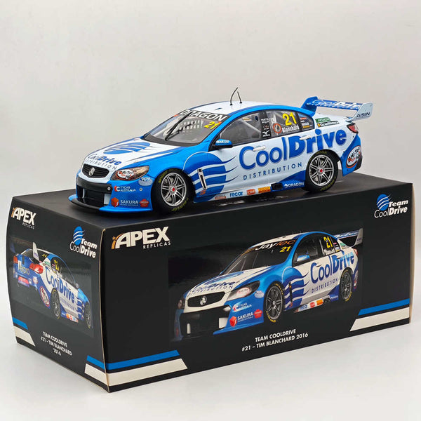 1/18 Apex HOLDEN VF COMMODORE TEAM COOLDRIVE #21-TIM BLANCHARD 2016 AD80706 Diecast Models Car Collection Auto Toys Gift