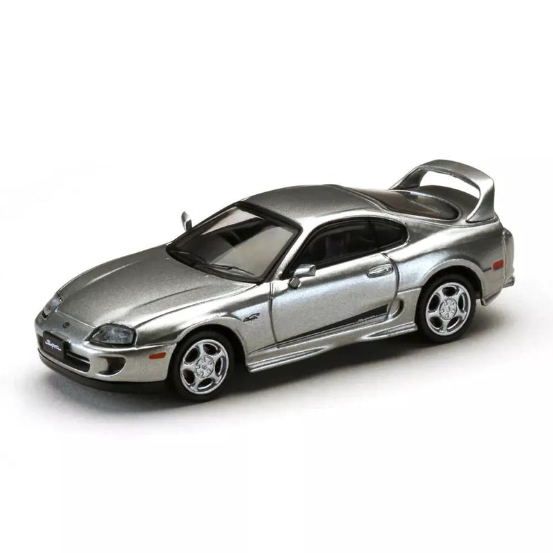 Hobby Japan 1/64 Toyota SUPRA RZ JZA80 GENUINE CUSTOMIZED VER with ActiveSpoiler HJ643042S Diecast Models Car Collection