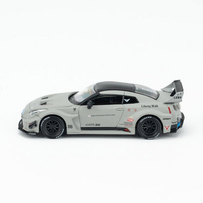 Minigt 1:64 GT R 35gt rr Combat Gray Lbwk Modified Alloy Car Model 1248