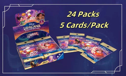 IN STOCK Disney Lorcana TCG Chinese Shimmering Skies Sealed 24 Pack Booster Box