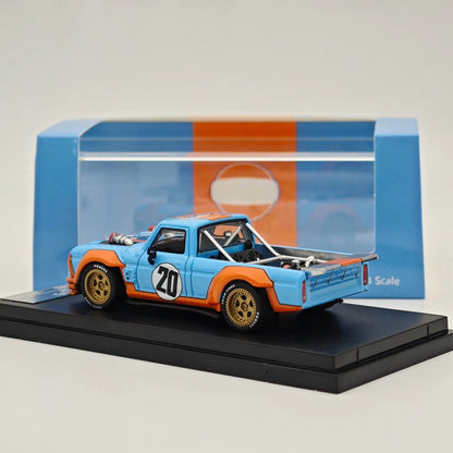 STREET WARRIOR 1:64 F-150 Performance Hoonitruck 1977 Gulf #20 Diecast Model Car Limited Collection