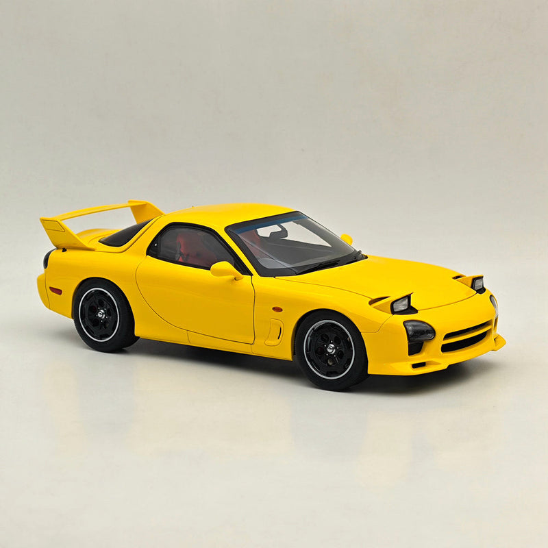 POLAR MASTER 1:18 Mazda RX-7 SPEED PLM22-002-1 Yellow Alloy Diecast Model Car