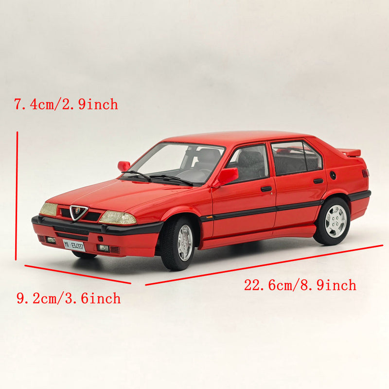 CULT 1:18 Alfa Romeo 33 S QV Permanent 4 Red 1991 CML136-1 Resin Model Car Limited Collection