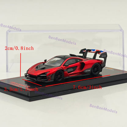CM 1:64 McLaren Senna GTR Alloy Diecast Model Car Limited Ornaments Supercar