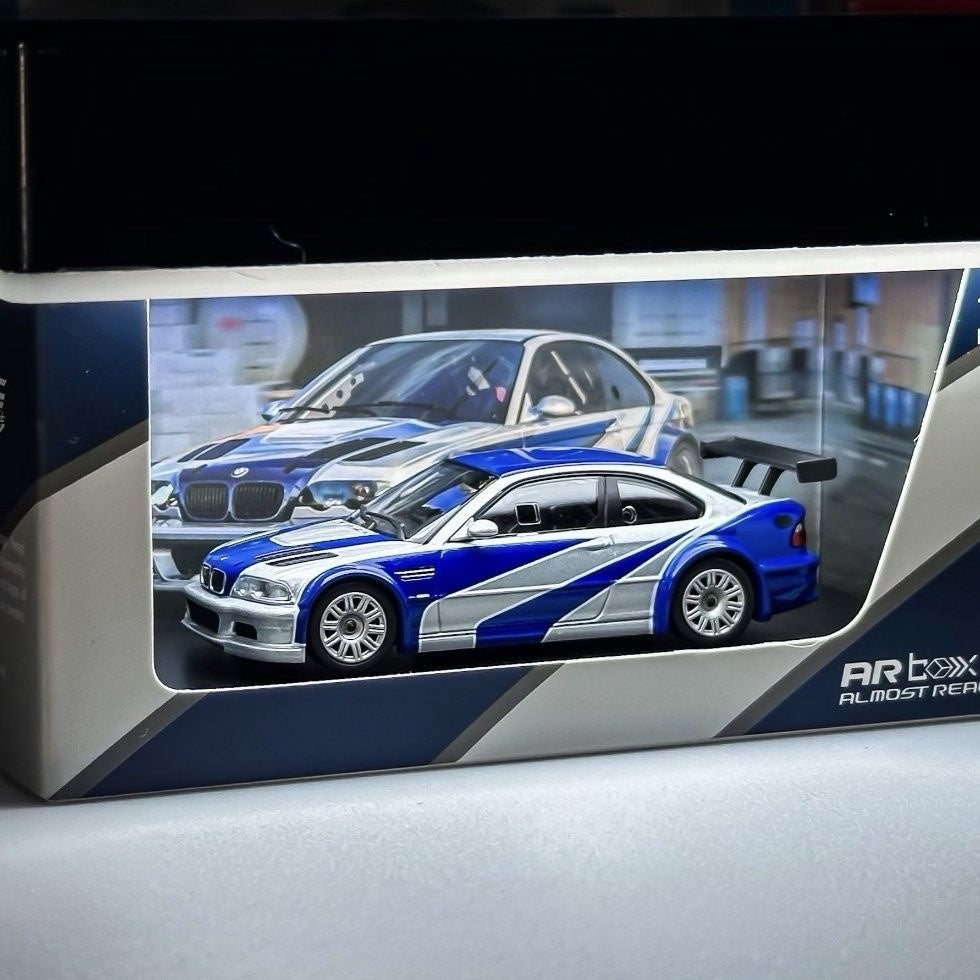 ARbox 1:64 BMW E46 M3 GTR NFS Fast & Furious Collectors Edition Alloy Diecast Car Model Gifts