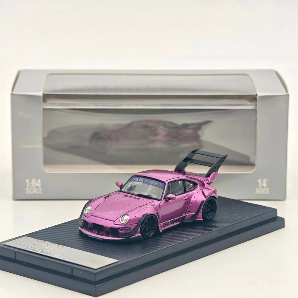 1:64 SW 993 Carmen Purple Metallic Limited Collectible alloy car model