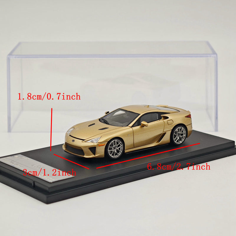 1/64 Stance Hunters Lexus LFA High REV Series Gold Resin Model Car Limited 299 Collection Auto Toys Gift