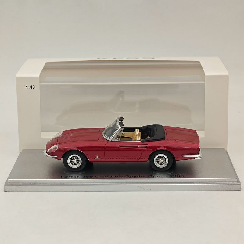 Kess-Model 1/43 Ferrari 365 California Spyder Open Burgundy KE43056281 Red 1966