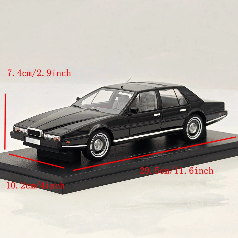 PMC 1:18 Lagonda 1986 Black Four Door Luxury Sedan Resin Model Car Limited Edition