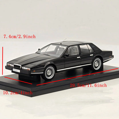 PMC 1:18 Lagonda 1986 Black Four Door Luxury Sedan Resin Model Car Limited Edition