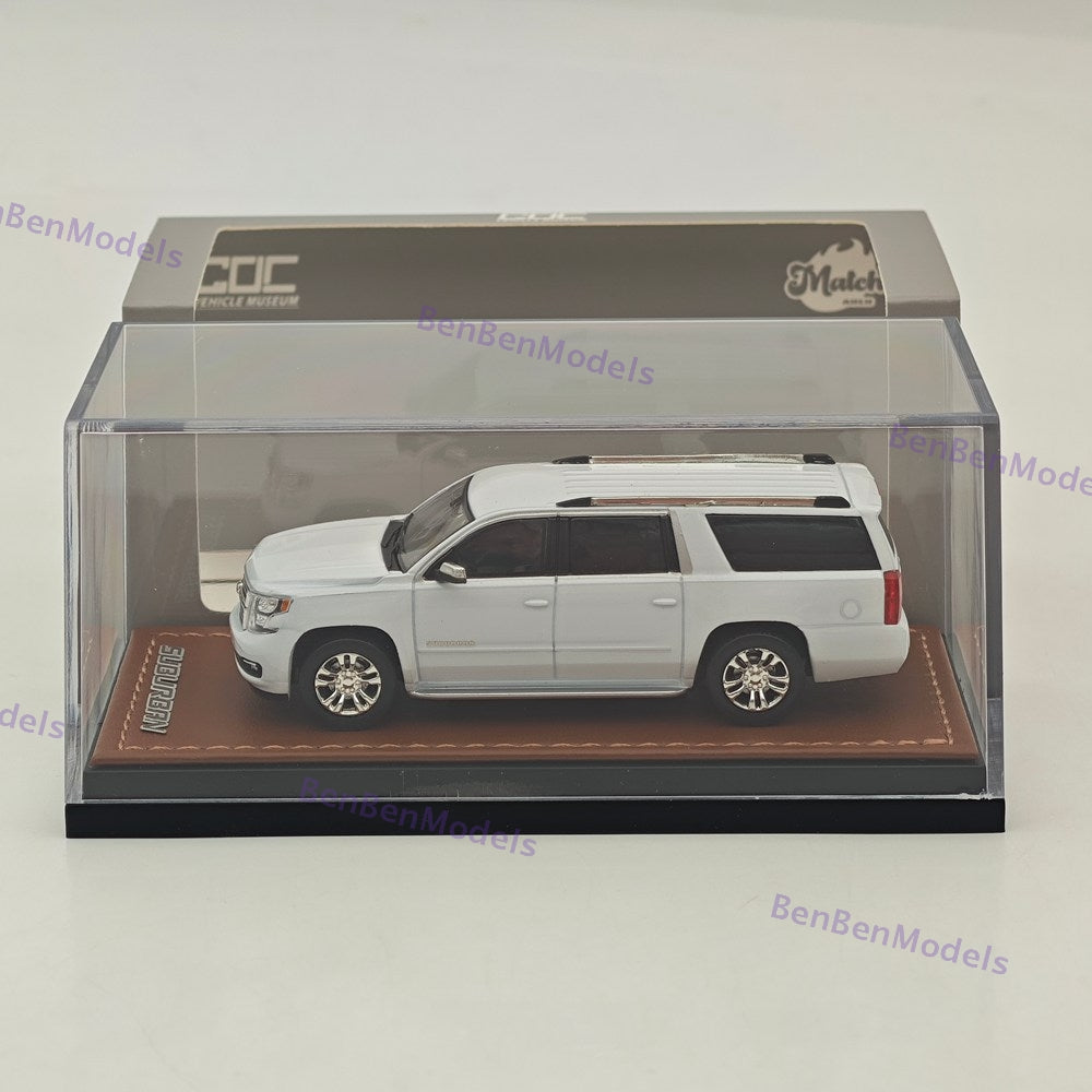 1:64 GOC Suburban 2015 Full Sized SUV Diecast Metal Car Limited