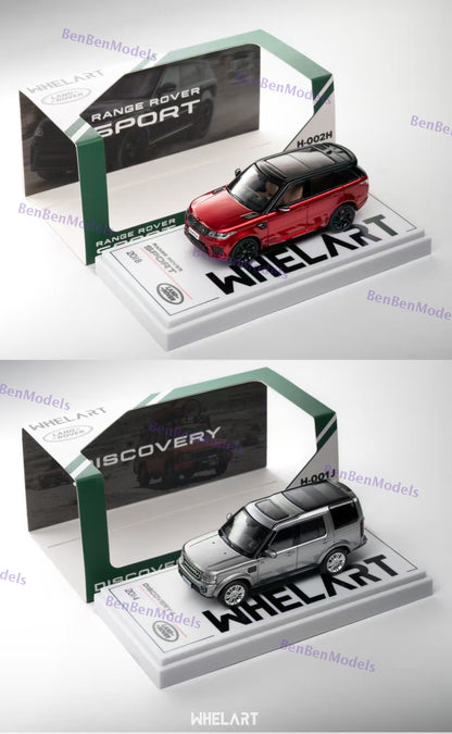 Pre-sale 1/64 WHELART Land Rover Range Rover Sport / Discovery 4 Alloy Diecast