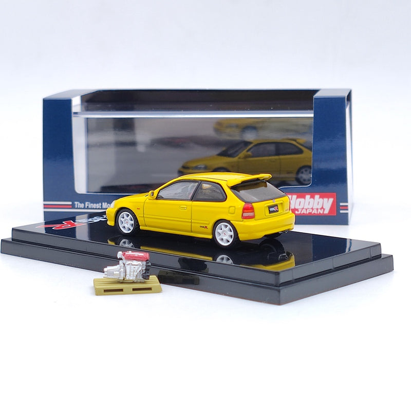 1/64 Hobby Japan Honda Civic TYPE R (EK9) With Engine Display Model Diecast