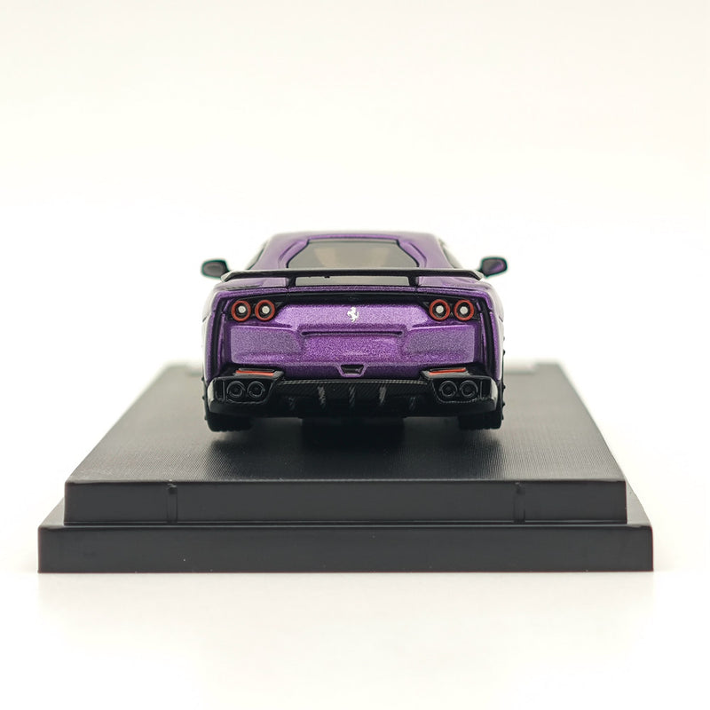 Little Toys 1/64 Ferrari 812 V12 Novitec Alloy Models Car Collection Purple