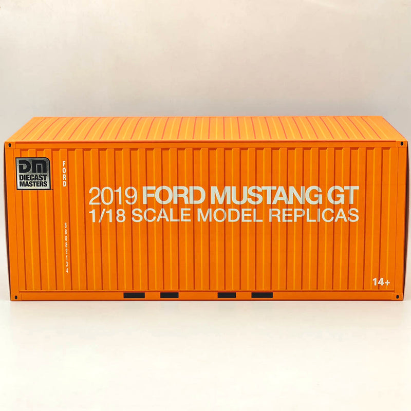 DM 1/18 Scale Model Replicas Ford Mustang GT 2019 Blue RHD Diecast Car Miniature Hobby Gifts