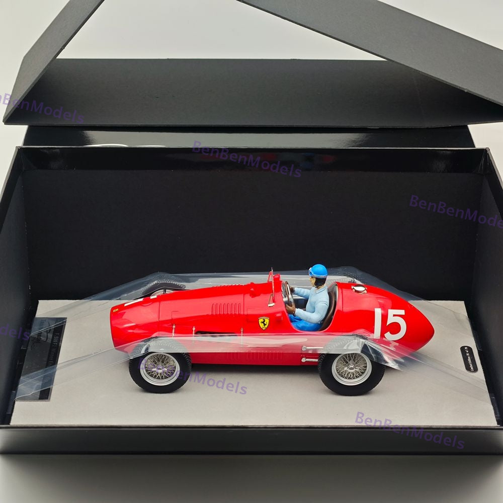 Tecnomodel 1/18 Ferrari 500 F2 Mythos Winner Gp England  A.Ascari 1952 #15 Resin