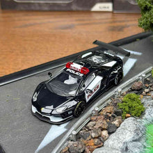 KING MODEL 1:64 Lamborghini LP700 Aventador Police Livery Alloy Diecast Car Model Hobby Collection Gifts