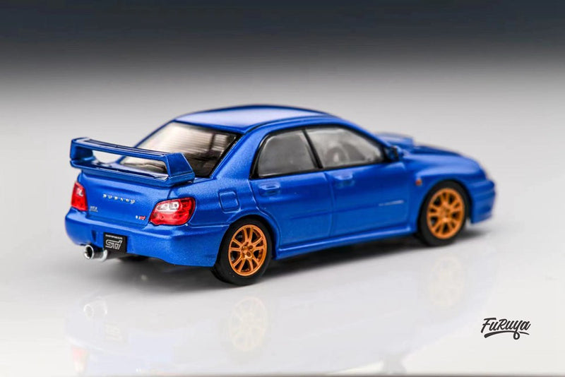 Pre-sale Furuya 1:64 SUBRARU Impreza WRX STi GD/GG Diecast Toys Car Collection Gifts Limited Edition
