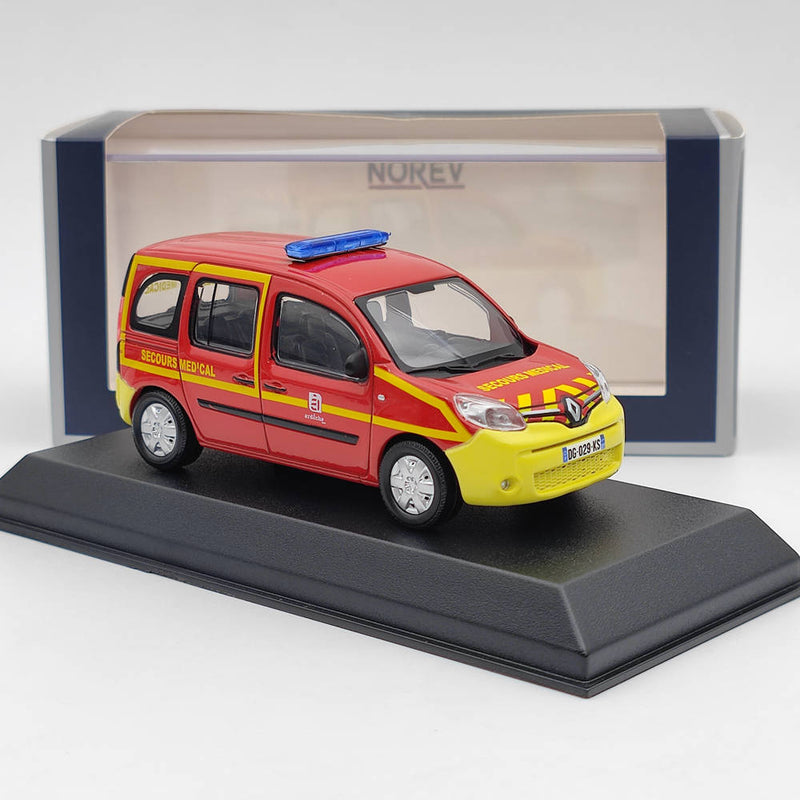 1/43 Norev Renault Kangoo SECOURS SANTE POMPIERS 2013 Diecast Models Car Toys Gift