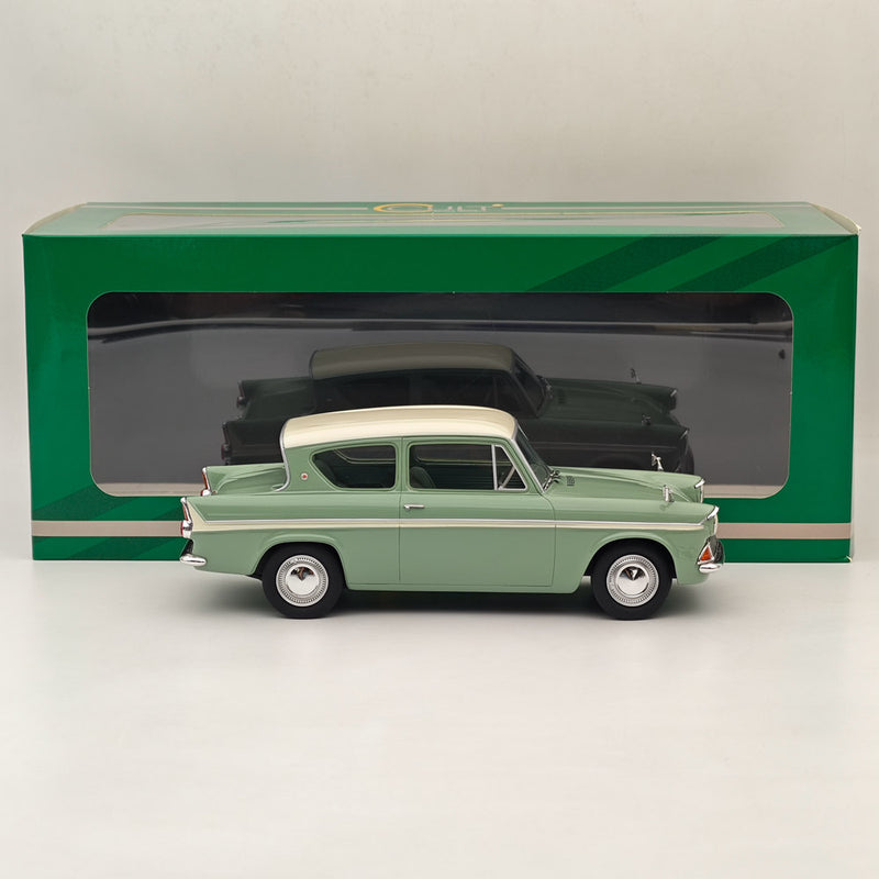 1:18 CULT Ford Anglia 105E 1961 green white CML111-2 Resin Model Car Limited