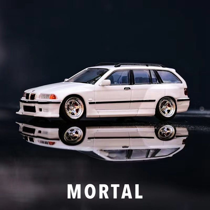 Mortal 1:64 BMW E36 3-Series Four Door Dtation Wagon Diecast Toys Car Models Hobby Collection Gifts Limited Edition