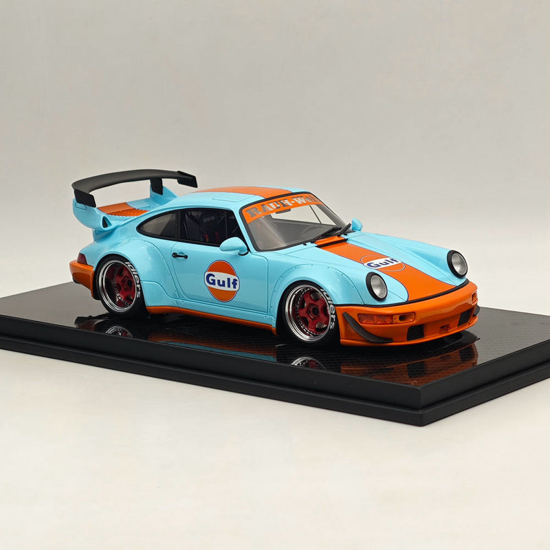 *RARE* TGM Model 1/18 RWB Porsche 911 964 Blue Gulf TGM18003 Resin Limited Edition Collection