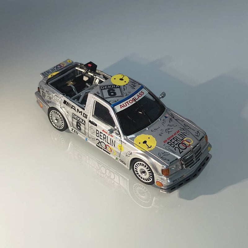 Pre-sale Fine Works 1:64 Mercedes Benz 190E Pickup Truck Miniature Diecast Toys Car Models Collection Gifts