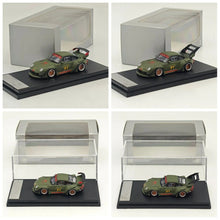 1:64 SW 993 911 #91 Matte Green Low & High Wing Diecast Model Car Collection
