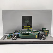 Modèle en résine 1/18 Tecno Mythos Series Lotus 79 1979 Voiture n°1 GP Argentine TM18-287B 