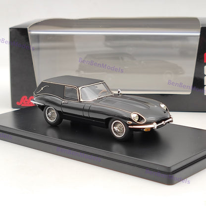 1:43 SCHUCO JAGUAR E-TYPE "HAROLD & AMP MAUDE" FUNERAL CAR - Resin Black Used