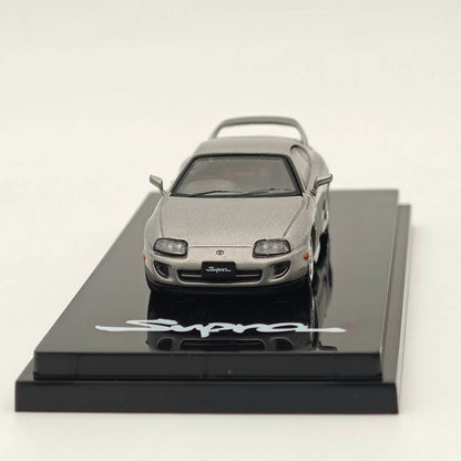 Hobby Japan 1/64 Toyota SUPRA RZ JZA80 VERSION PERSONNALISÉE ORIGINALE avec ActiveSpoiler HJ643042S Modèles moulés sous pression Collection de voitures 