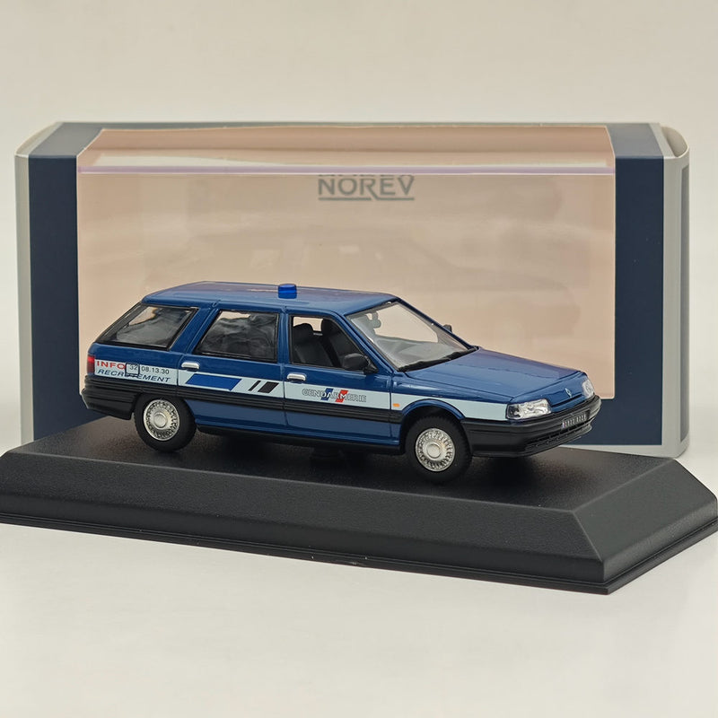 1/43 Norev Renault 21 Nevada 1992 Gendarmerie France Diecast Model Cars Blue