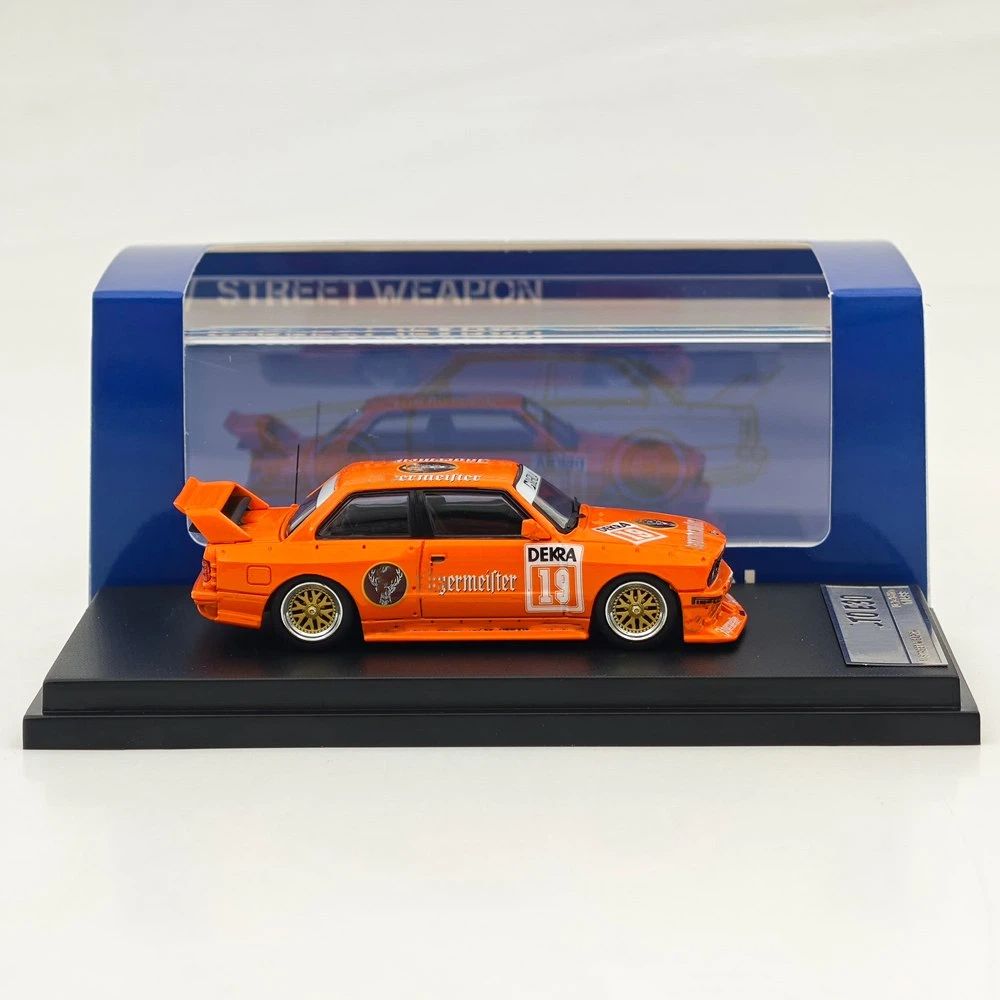 SW 1:64 M3 E30 LTO Widebody Modified Coupe Racing Sports Diecast Model Car Limited Edition