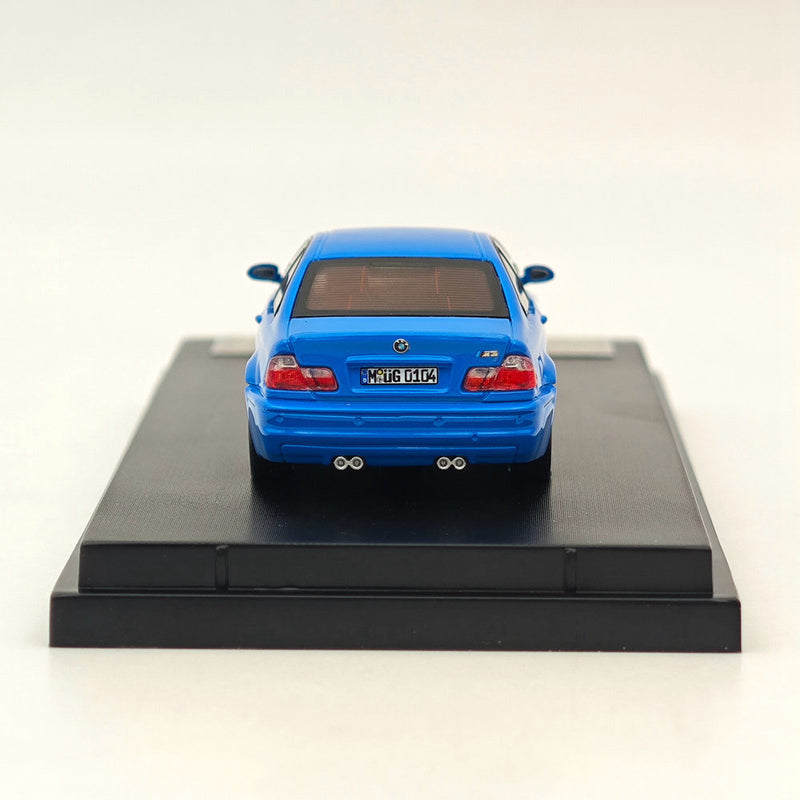 1:64 SW  BMW E46 M3 Blue HICH REV SERIES Diecast Models Car Collection