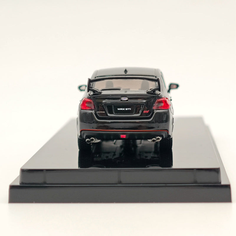 1/64 Hobby Japan Subaru WRX STI EJ20 Final Edition With Engine Black Diecast Car Limited Collection Auto Toys Gift