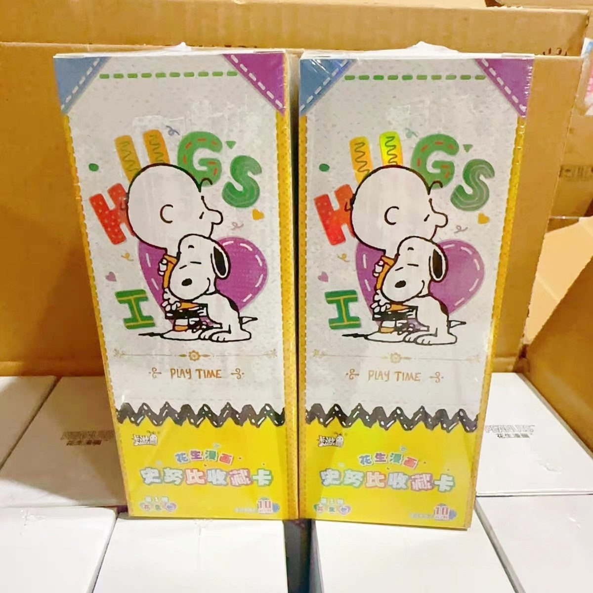 Snoopy Peanuts Hugs Collection Trading Card Booster Box Factory Sealed Kayou