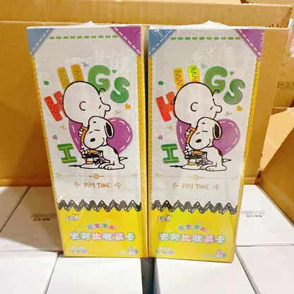 Snoopy Peanuts Hugs Collection Trading Card Booster Box Factory Sealed Kayou