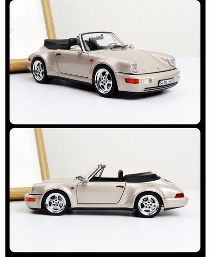 Norev 1:18 911 Speedster WTL 964 Carrera S Targa Alloy Car Model Limited Collectible