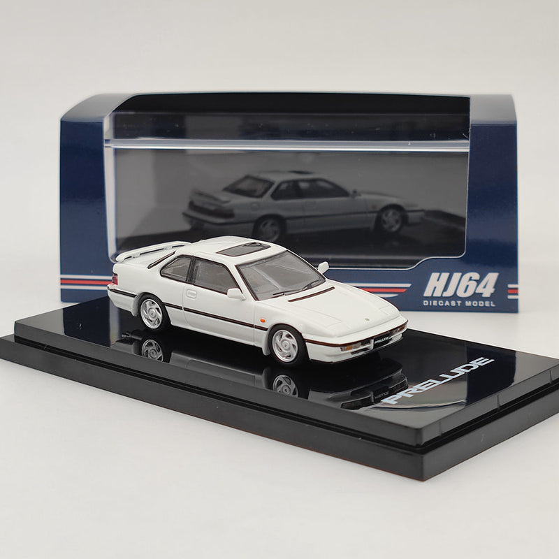 1/64 Hobby Japan Honda PRELUDE Si (BA5) 1989 Customized Ver. White HJ642002CW Diecast Toys Car Gift
