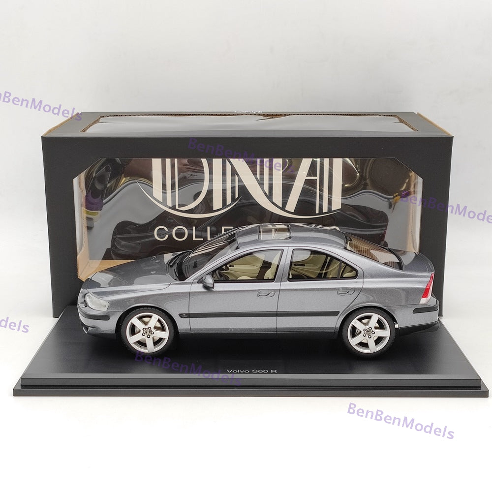 DNA Collectibles 1/18 Volvo S60 R 2003 DNA000107 Resin Model Car Grey Metallic