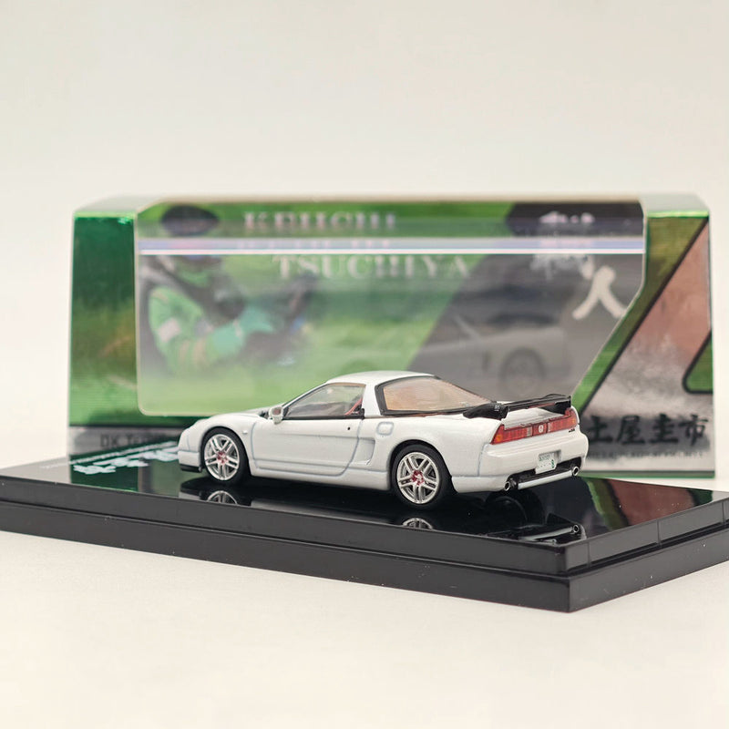 1:64 Hobby Japan Honda NSX-R (NA2) DK Tsuchiya Spec in Pearl White Diecast Models Car Limited Collection