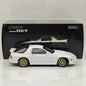 TopArt MODEL 1:18 MAZDA RX7 FC3S 1989 White / Gold Wheels Diecast Model Car