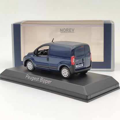 1/43 Norev Peugeot Bipper Van Blue Diecast Models Car Christmas Gift Collection In Stock - US