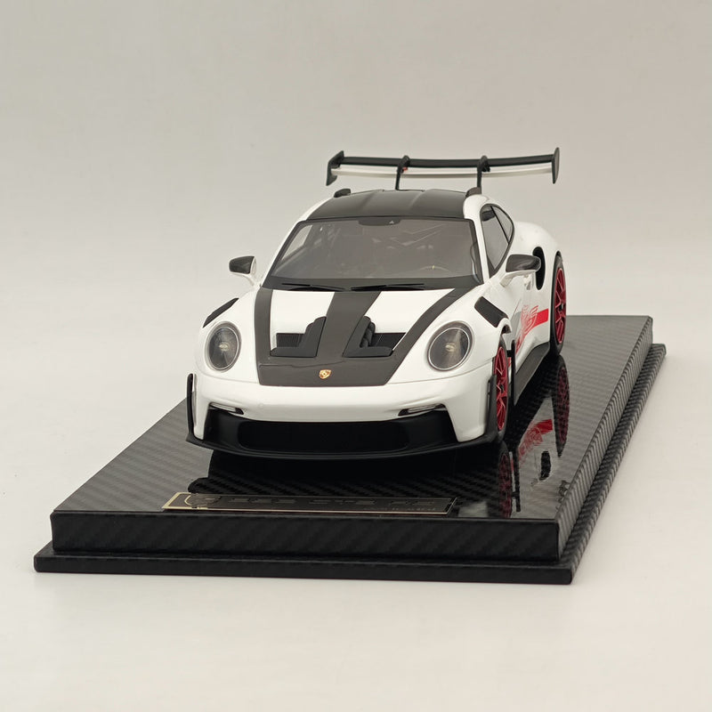 AI MODEL 1/18 Porsche 992 GT3 RS Resin High-Quality Limited Collection Car White