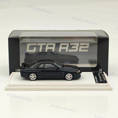 FH 1:64 Nissan Skyline GTR R32 Nismo S-Tune Sports Model Black Diecast Metal Car