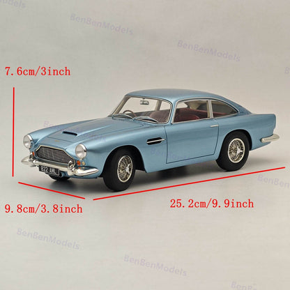 CULT 1:18 Aston Martin DB4 Blue Metallic Resin Model Car Collection CML062-1