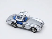 YS Model YS 1:64 300SLR Uhlenhaut Silver Diecast Model Car Limited Edition Collectible